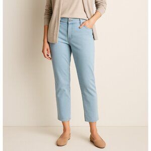 J.Jill Denim Ankle Trouser Jean Slim Leg Lightweight Elastic Waist Plus Size 24